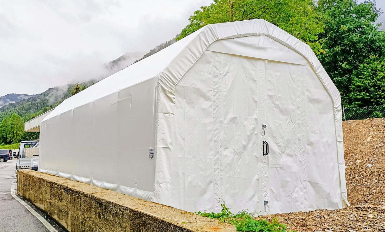 Capannone mobile Flexispace 7, interno della struttura